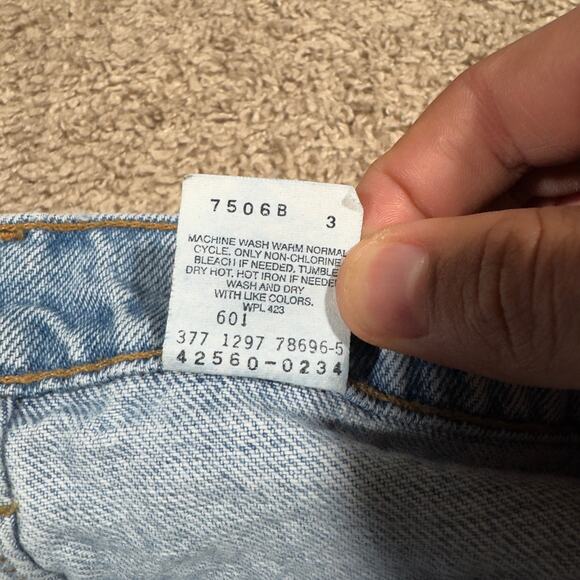 Vintage Levi's Jeans Mens 40x30* Blue Denim 560 Loose Fit Tapered Leg Orange Tab - Picture 4 of 9